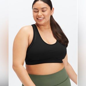 Fabletics Navy Blue Sports Bra With Venting Details